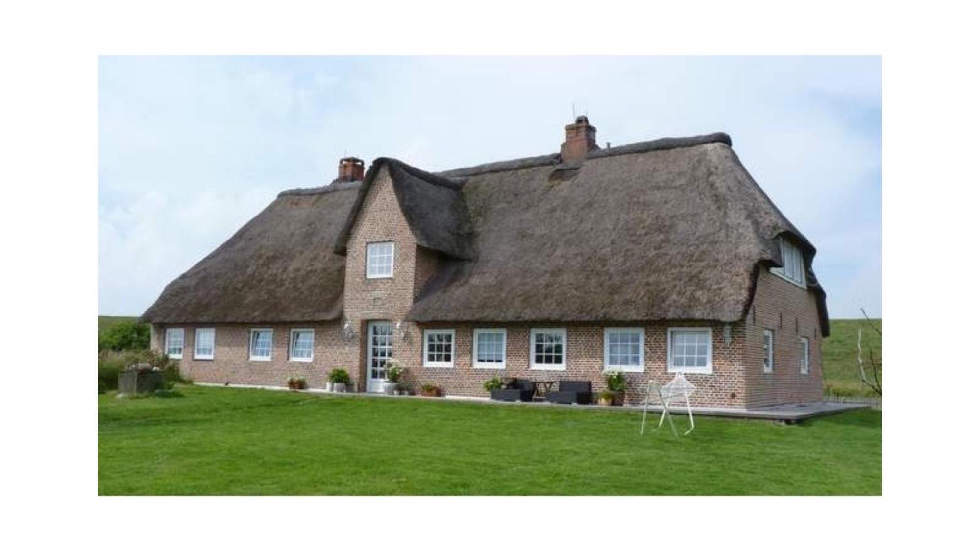 Deichhaus Bullerbue Dagebuell Villa Exterior photo